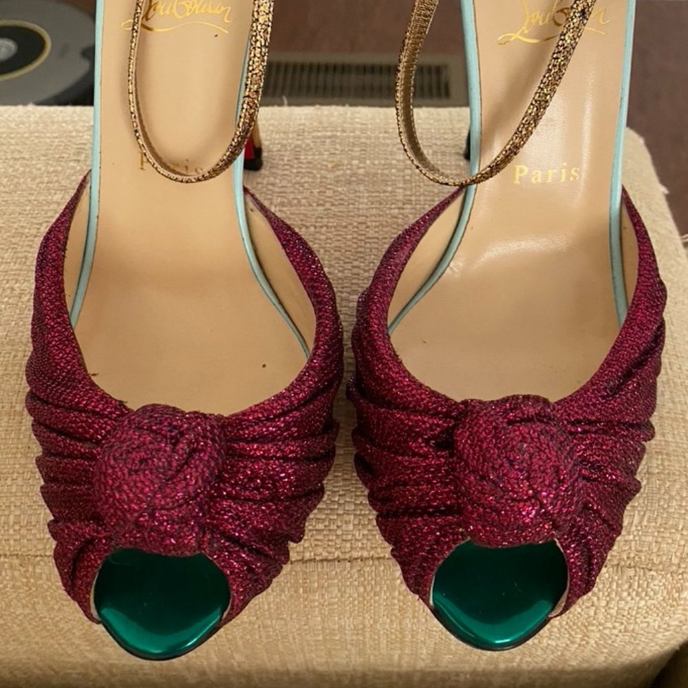 Multi-colored Louboutin Sandal - Picture 1 of 5